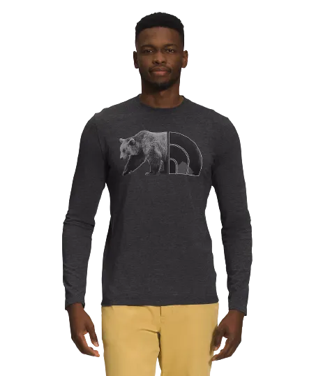 L/S Tri-Blend Bear Tee Men's