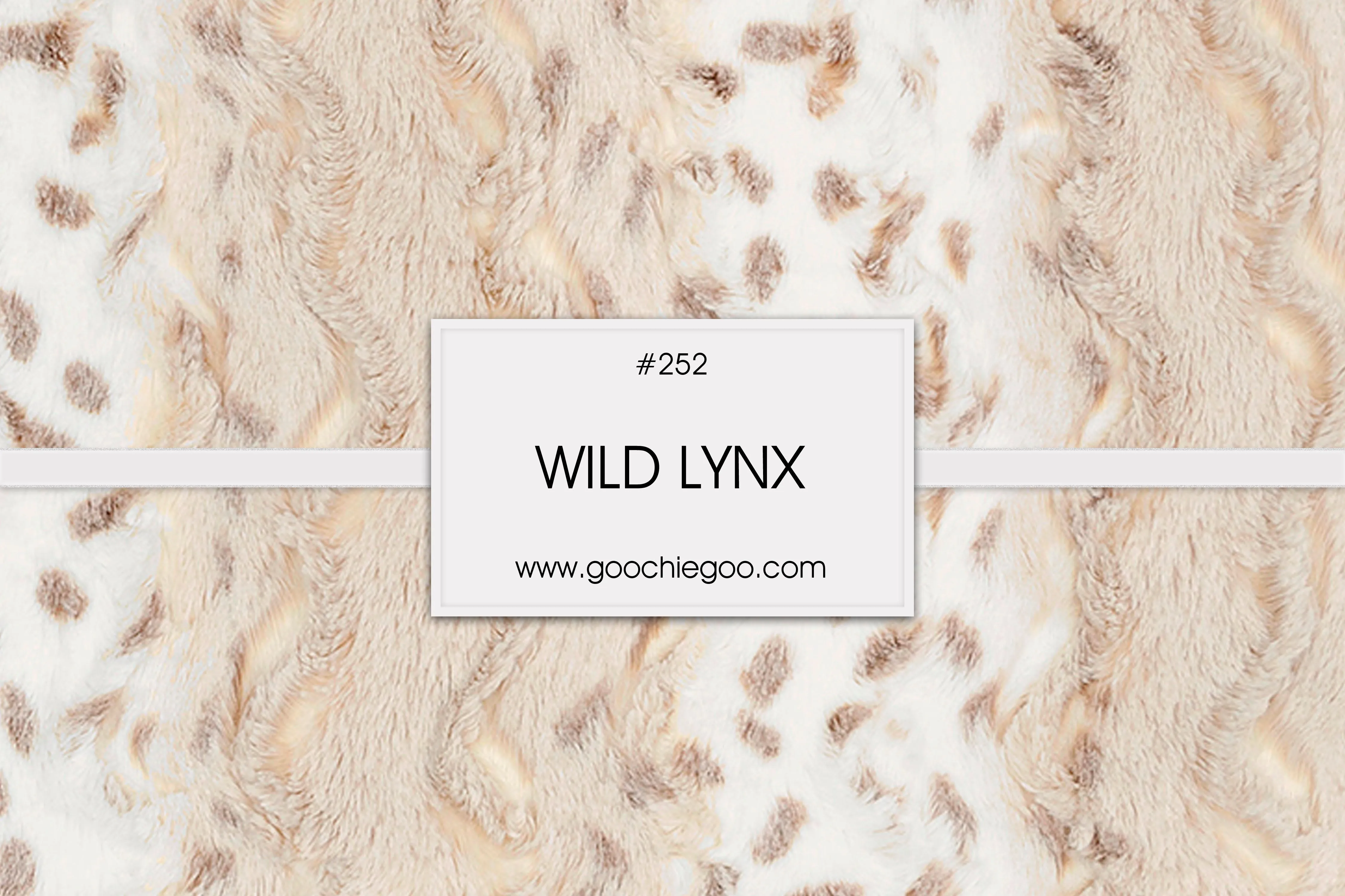 Luxe Wild Lynx Ice Taupe Blanket