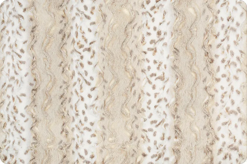 Luxe Wild Lynx Ice Taupe Blanket