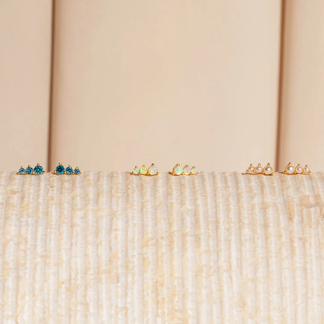 Luxe3576 - Birthstone Ear Studs