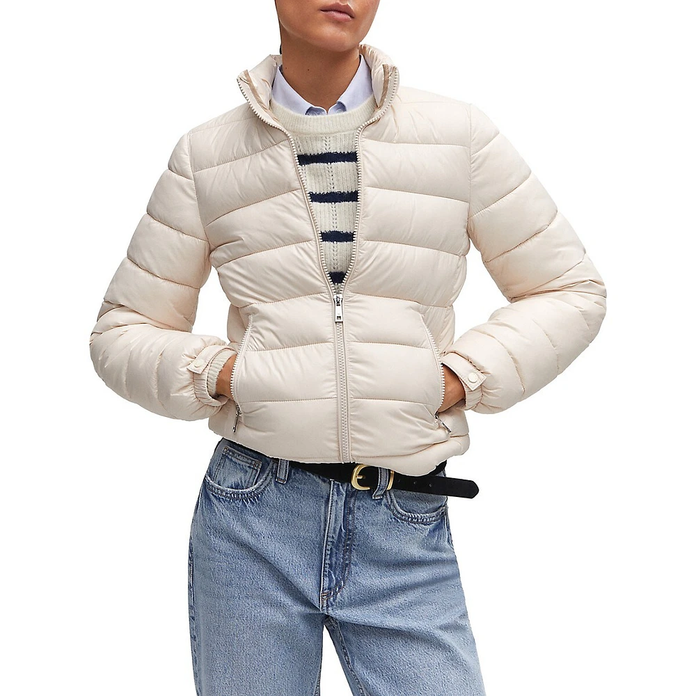 Mango Quilted Puffer Jacket