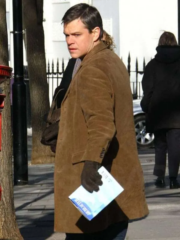 Matt Damon Hereafter Brown Coat - New American Jackets