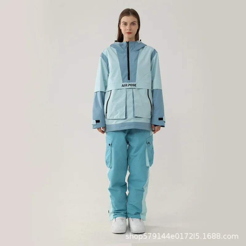 Men and Women‘s Snow Ski Suit Winter Snowboard Wear for Snowboard Skiing Outdoor Jackets and Pants Ski Clothing Warm Equipment