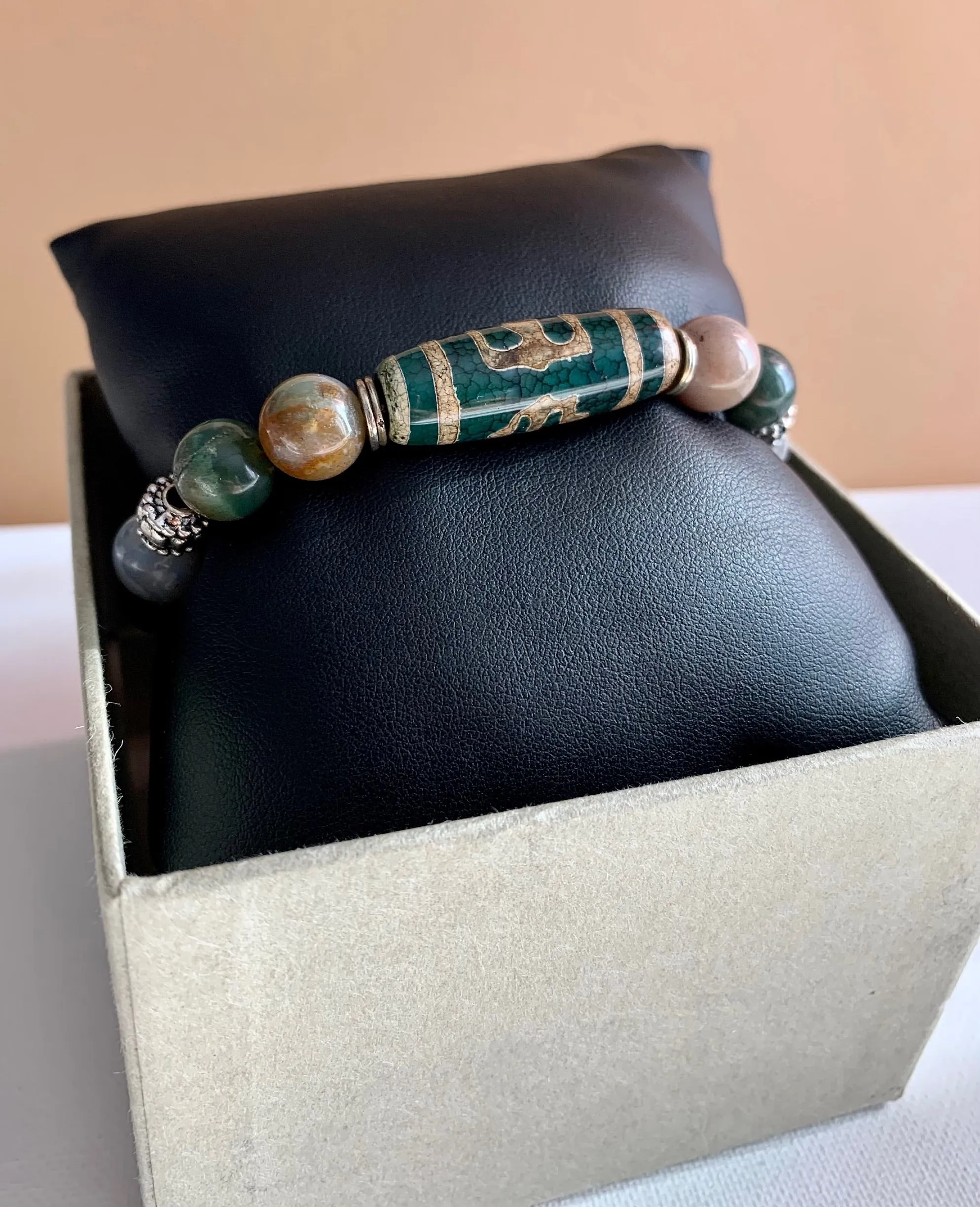 Men’s Agate Stone Bracelet