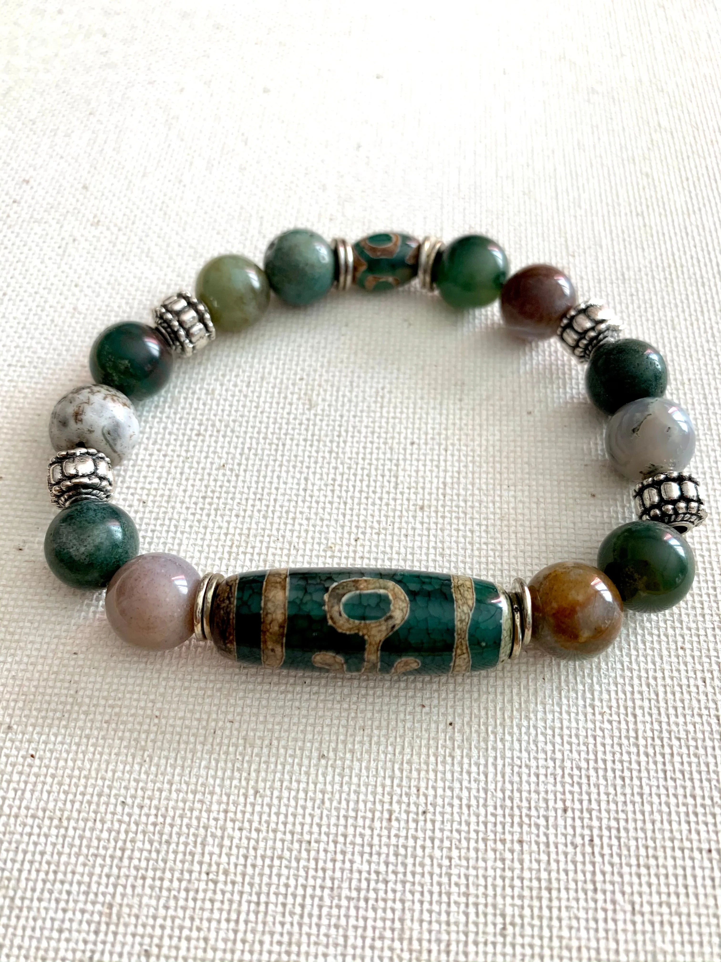 Men’s Agate Stone Bracelet