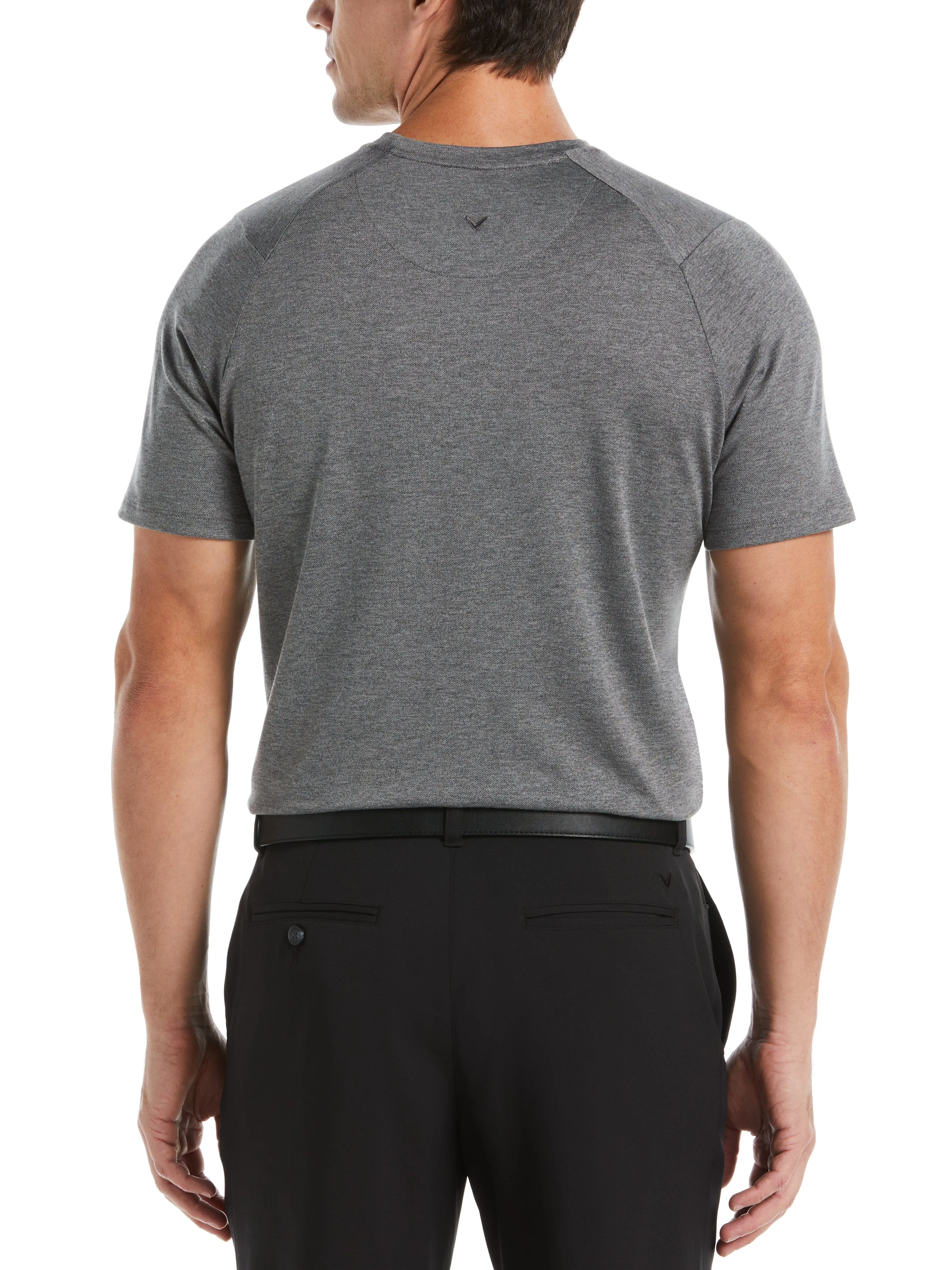 Mens Crossover Performance Crew Neck Golf Tee