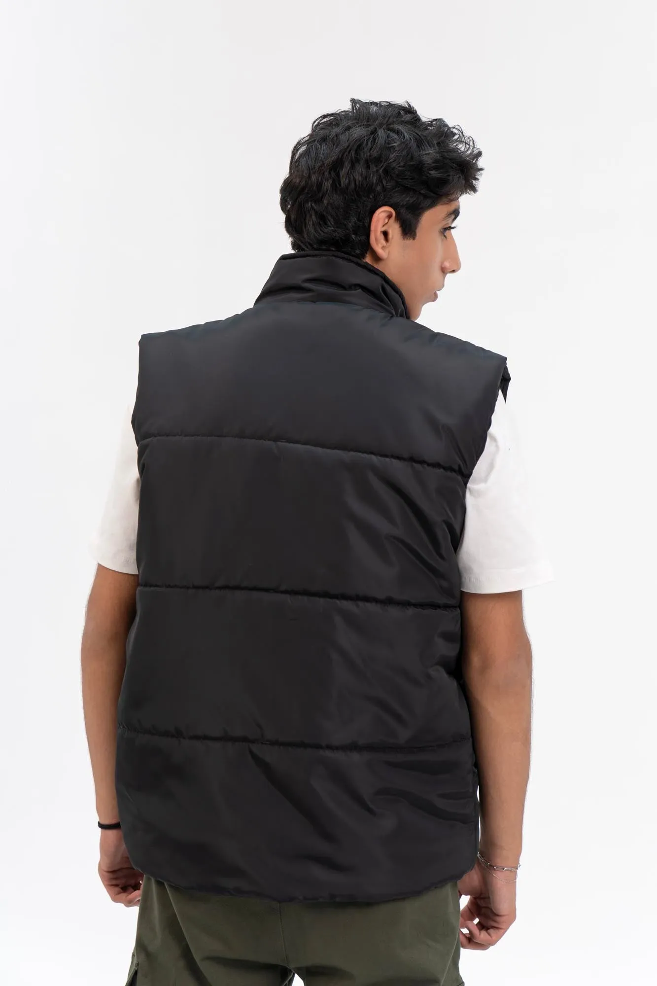 Men's Puffer Vest - Black