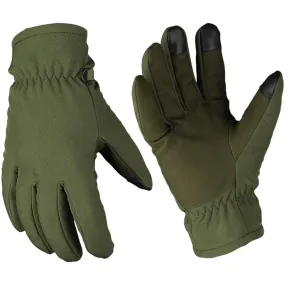 Mil-Tec Softshell Thinsulate Gloves Olive