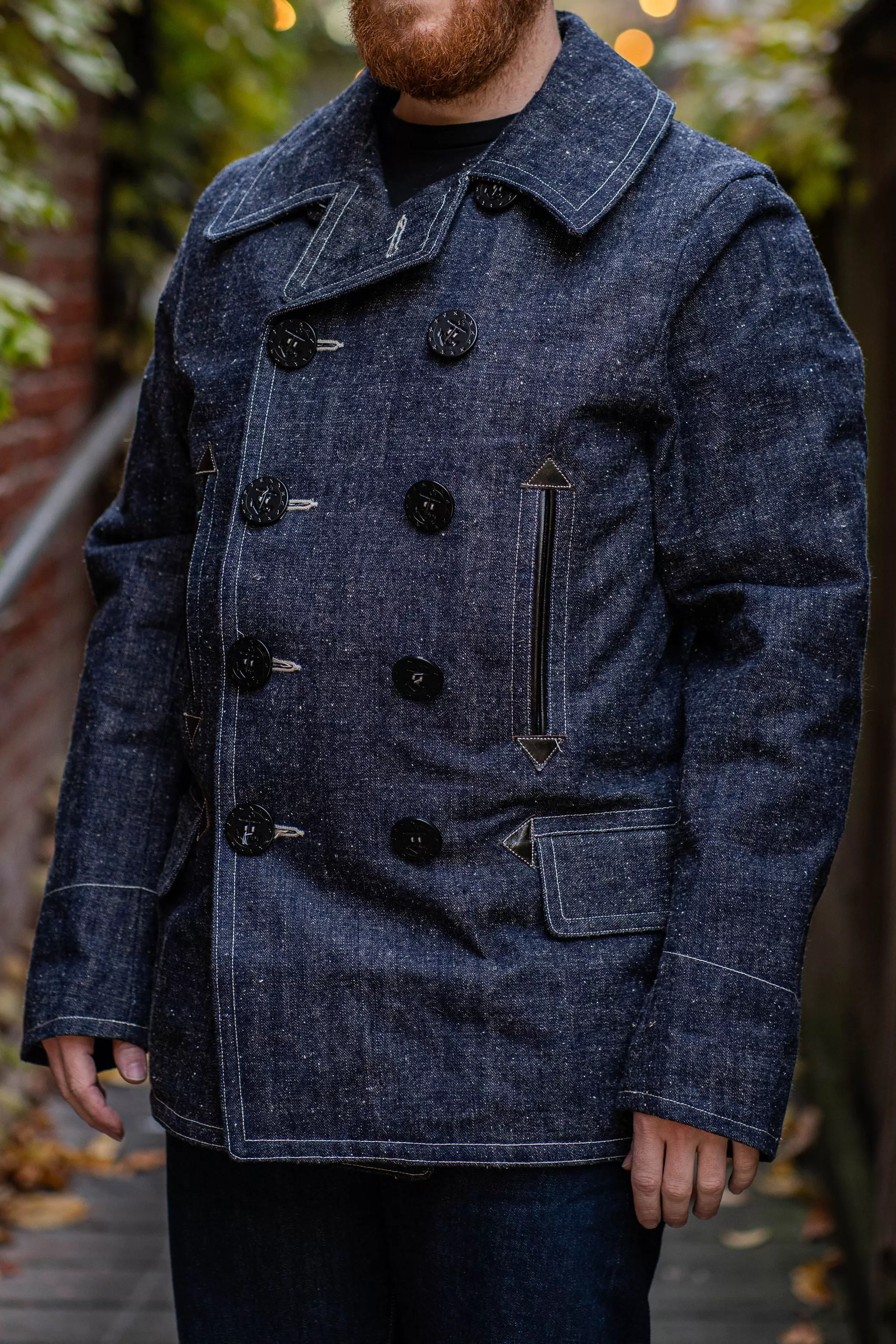 Mister Freedom Peacoat - Okinawa Denim