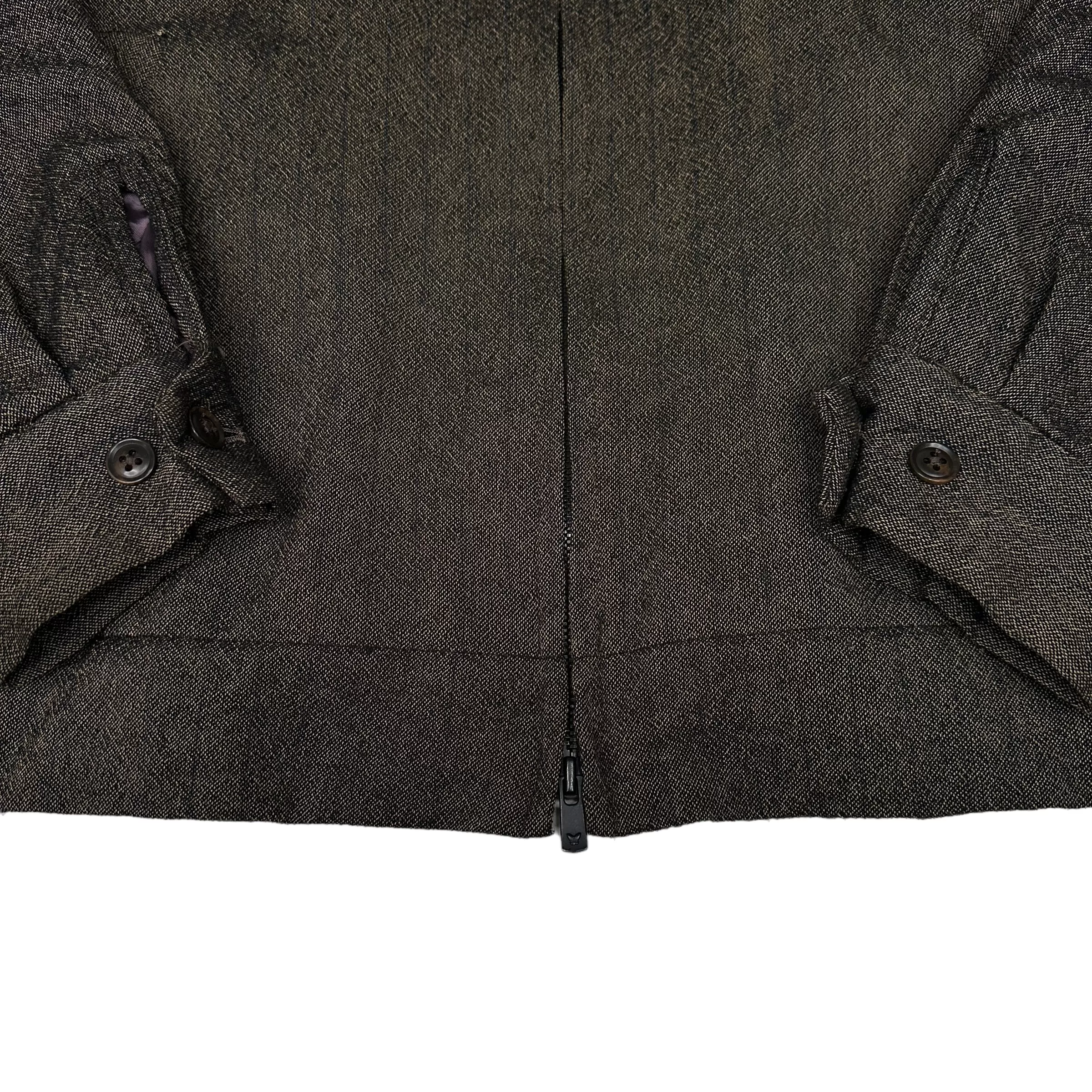 NEEDLES WOOLLEN BLEND SPORTS HARRINGTON JACKET