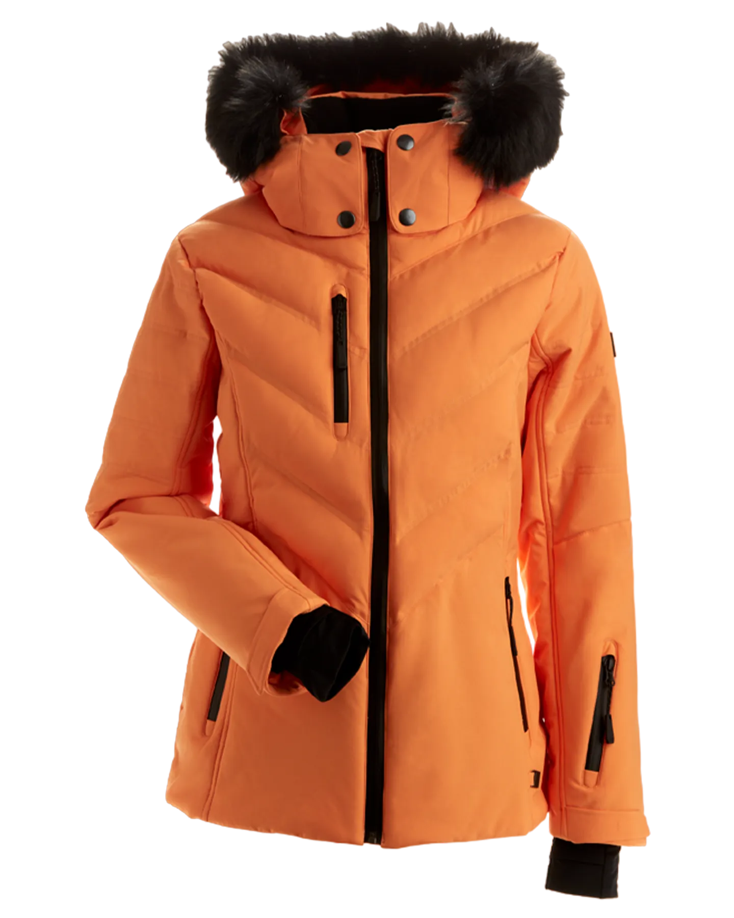 Nils Sundace Faux Fur Women's Snow Jacket - Apricot | Shop Coats & Jackets at Trojan Wake Ski Snow & Snow Skiers War