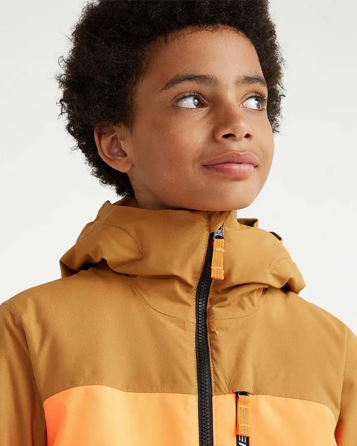 O'Neill Kids' Carbonite Jacket - Rich Caramel | Shop Coats & Jackets at Trojan Wake Ski Snow & Snow Skiers Wareh