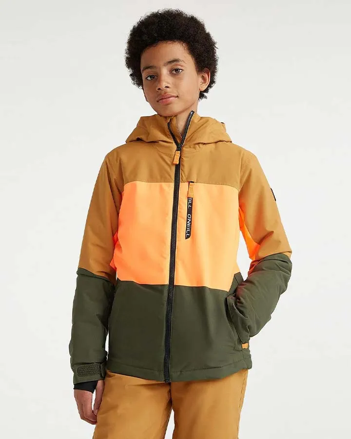 O'Neill Kids' Carbonite Jacket - Rich Caramel | Shop Coats & Jackets at Trojan Wake Ski Snow & Snow Skiers Wareh