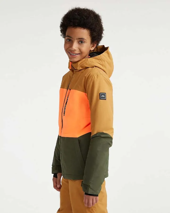 O'Neill Kids' Carbonite Jacket - Rich Caramel | Shop Coats & Jackets at Trojan Wake Ski Snow & Snow Skiers Wareh