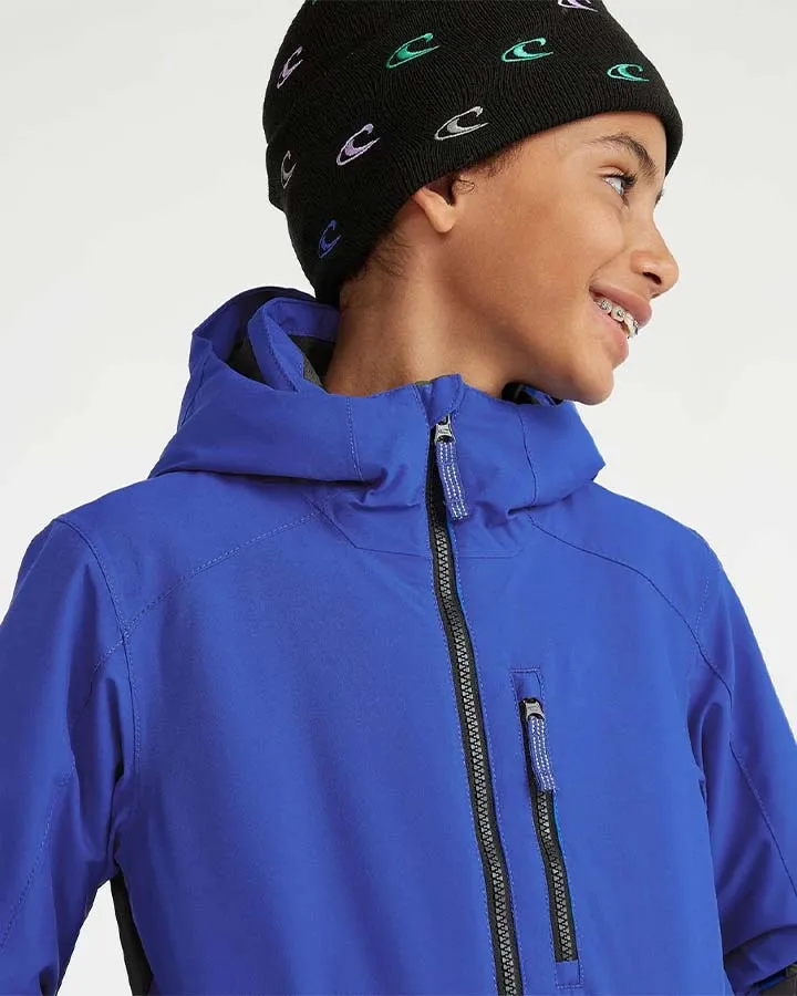 O'Neill Kids' Texture Jacket - Black Coding | Shop Coats & Jackets at Trojan Wake Ski Snow & Snow Skiers Warehou