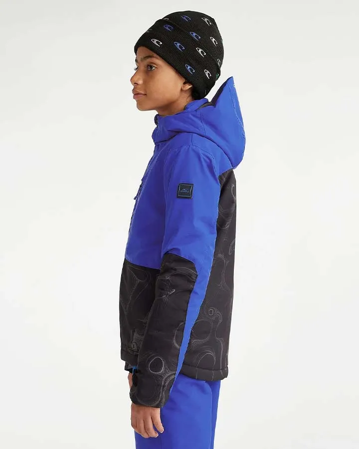 O'Neill Kids' Texture Jacket - Black Coding | Shop Coats & Jackets at Trojan Wake Ski Snow & Snow Skiers Warehou