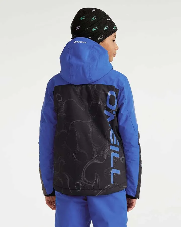 O'Neill Kids' Texture Jacket - Black Coding | Shop Coats & Jackets at Trojan Wake Ski Snow & Snow Skiers Warehou