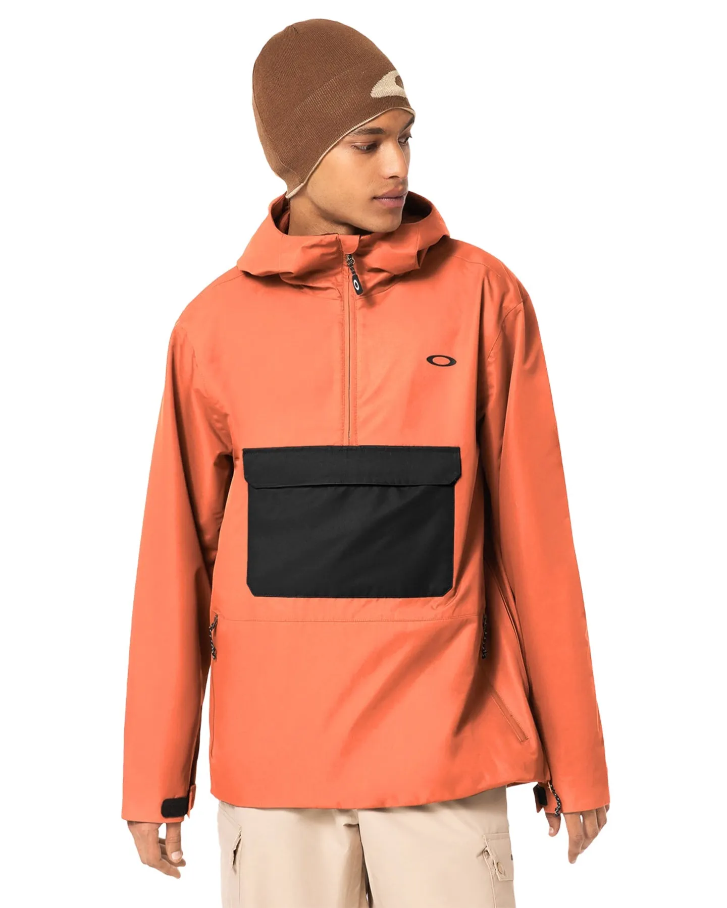 Oakley Divisional Rc Shell Anorak - Soft Orange - 2024 | Shop Coats & Jackets at Trojan Wake Ski Snow & Snow Skiers Ware