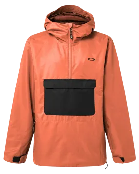 Oakley Divisional Rc Shell Anorak - Soft Orange - 2024 | Shop Coats & Jackets at Trojan Wake Ski Snow & Snow Skiers Ware