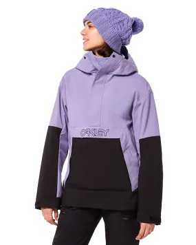 Oakley Women's Tnp Tbt Insulated Anorak - Blackout/New Lilac - 2024 | Shop Coats & Jackets at Trojan Wake Ski Snow &