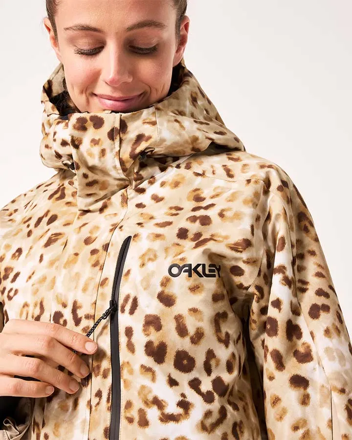 Oakley Women's Tnp Tbt Insulated Jacket - Cheeta Td Print - 2024 | Shop Coats & Jackets at Trojan Wake Ski Snow & Sn