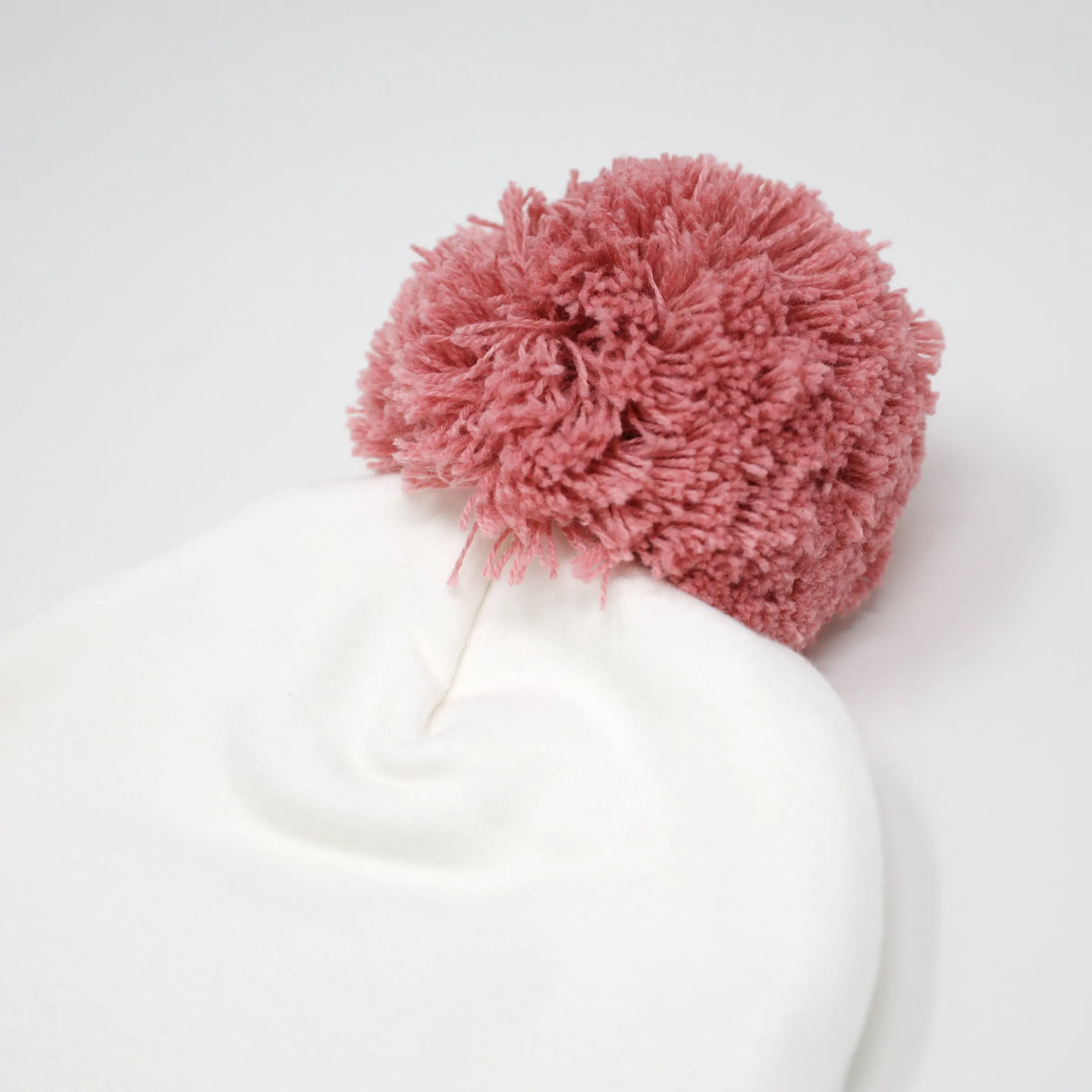 oh baby! Blush Pom Hat - Cream