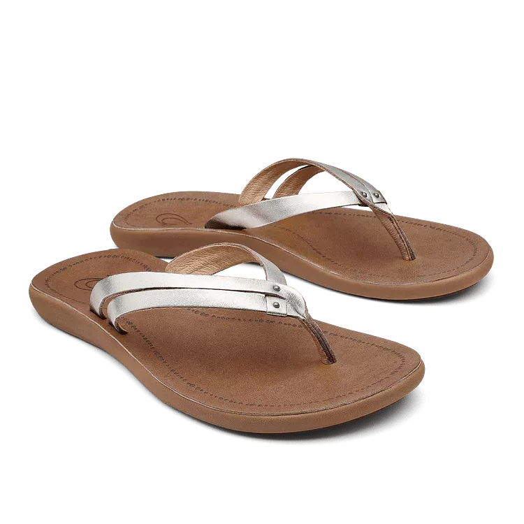 Olukai Women's Kapehe Luana - Silver/Sahara