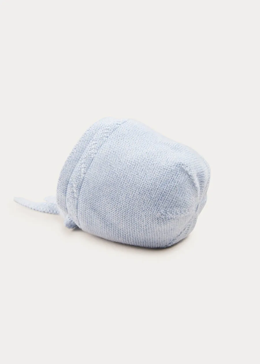 Openwork Bonnet In Blue (S-L)