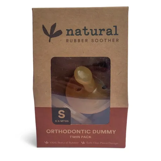 Orthodontic Natural Dummy 2 Pack-ECO Packaging