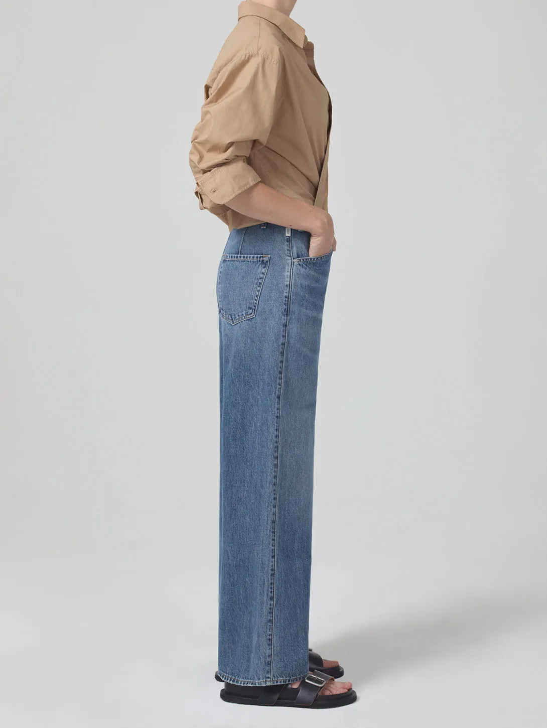 Paloma Utility Trouser Jean - Poolside