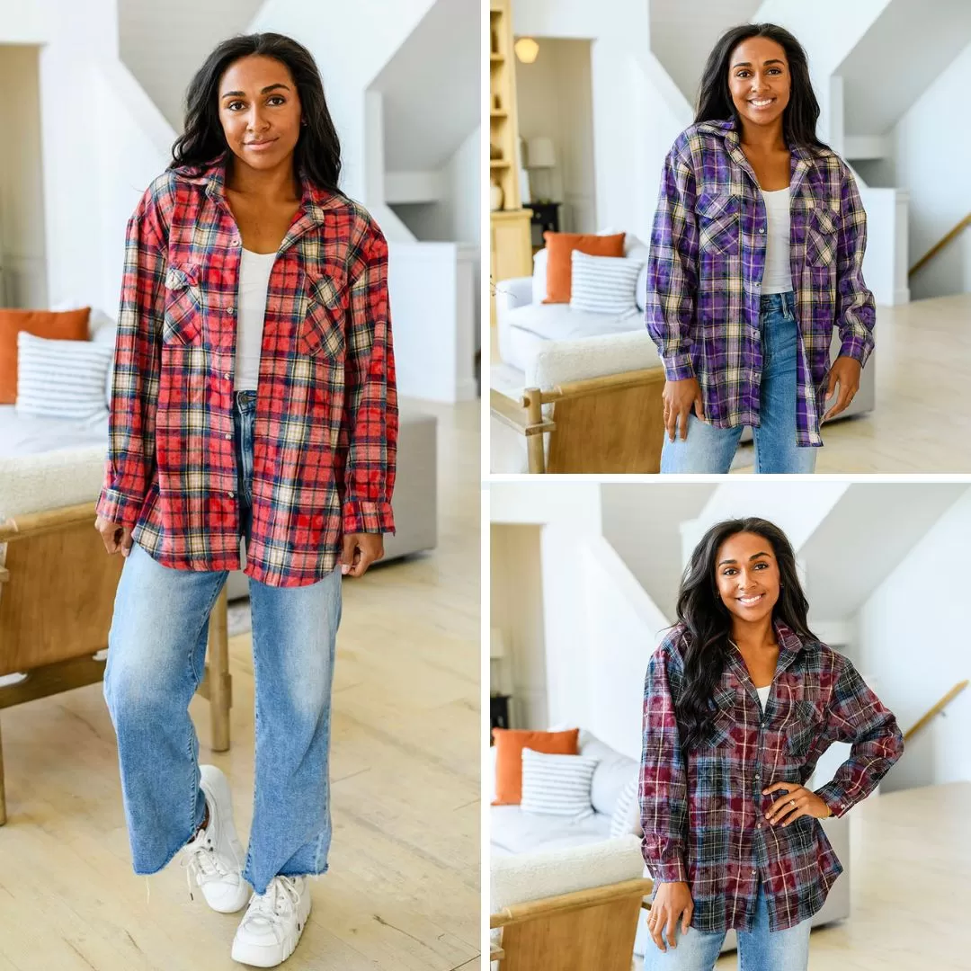 Plaid Button Down in Three Colors