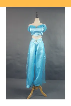 Princess Jasmine Aladdin Classic Satin Cosplay Costume