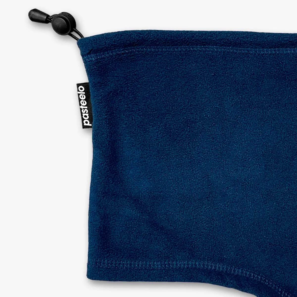 RECYCLED FLEECE NECK GAITER - NAVY