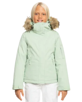 Roxy Girls' 8-16 Meade Technical Snow Jacket - Cameo Green | Shop Coats & Jackets at Trojan Wake Ski Snow & Snow Ski