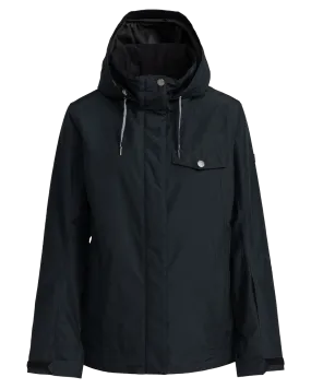 Roxy Women's Billie Technical Snow Jacket - True Black | Shop Coats & Jackets at Trojan Wake Ski Snow & Snow Skiers 