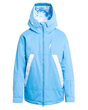 Roxy Women's Chloe Kim Technical Snow Jacket - Azure Blue | Shop Coats & Jackets at Trojan Wake Ski Snow & Snow Skie