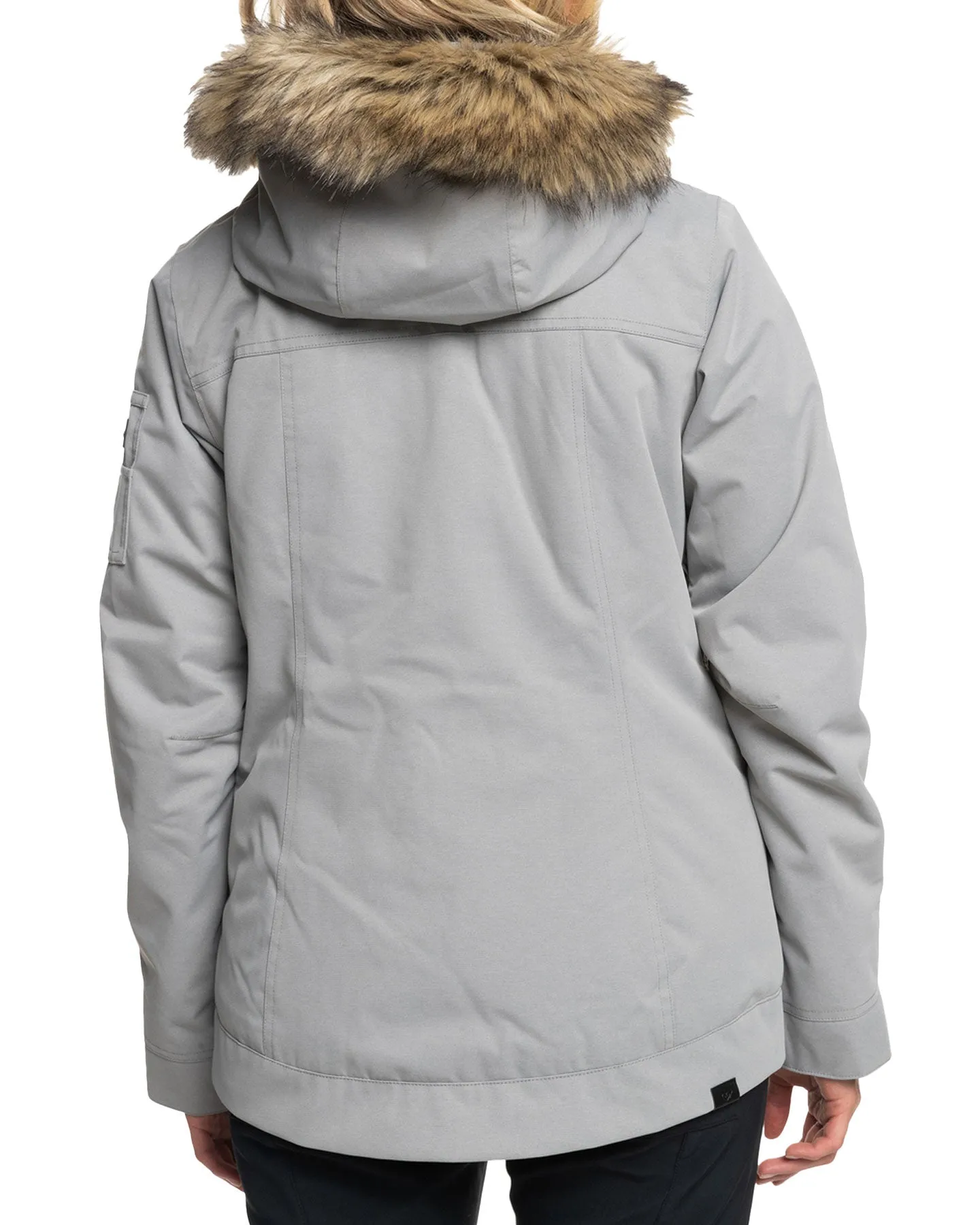 Roxy Women's Meade Technical Snow Jacket - Heather Grey | Shop Coats & Jackets at Trojan Wake Ski Snow & Snow Skiers