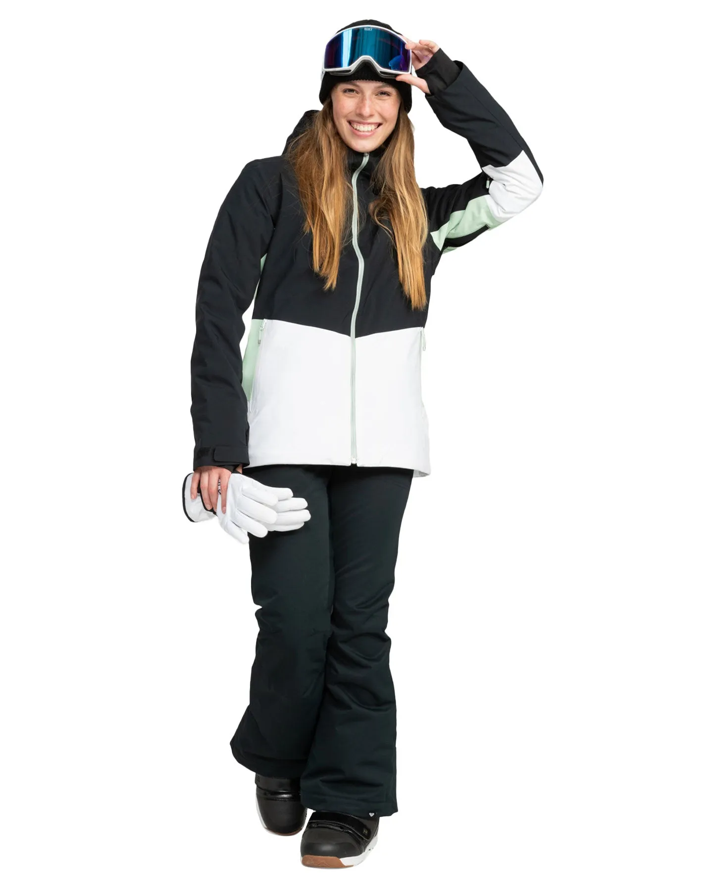 Roxy Women's Peakside Technical Snow Jacket - True Black | Shop Coats & Jackets at Trojan Wake Ski Snow & Snow Skier