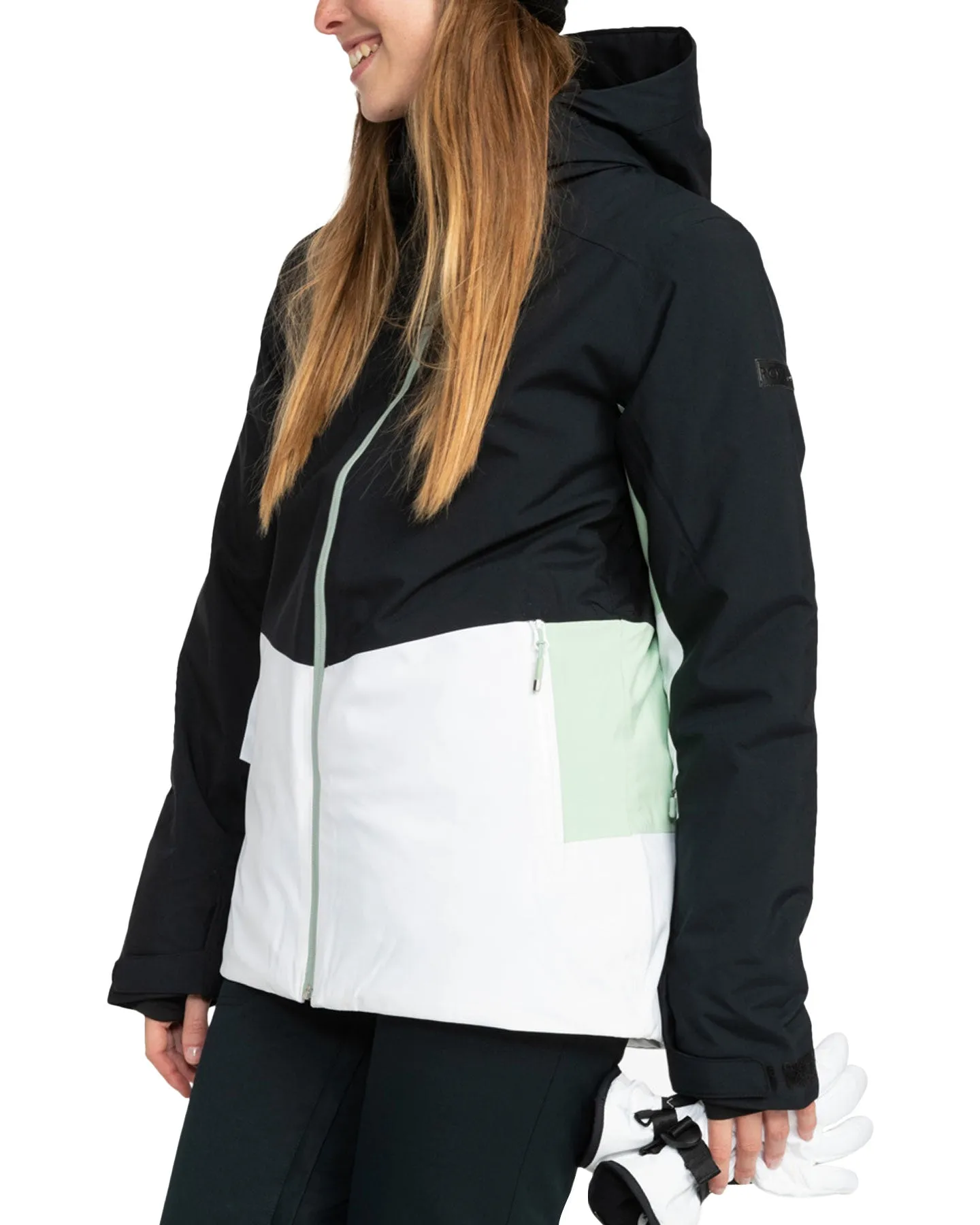 Roxy Women's Peakside Technical Snow Jacket - True Black | Shop Coats & Jackets at Trojan Wake Ski Snow & Snow Skier