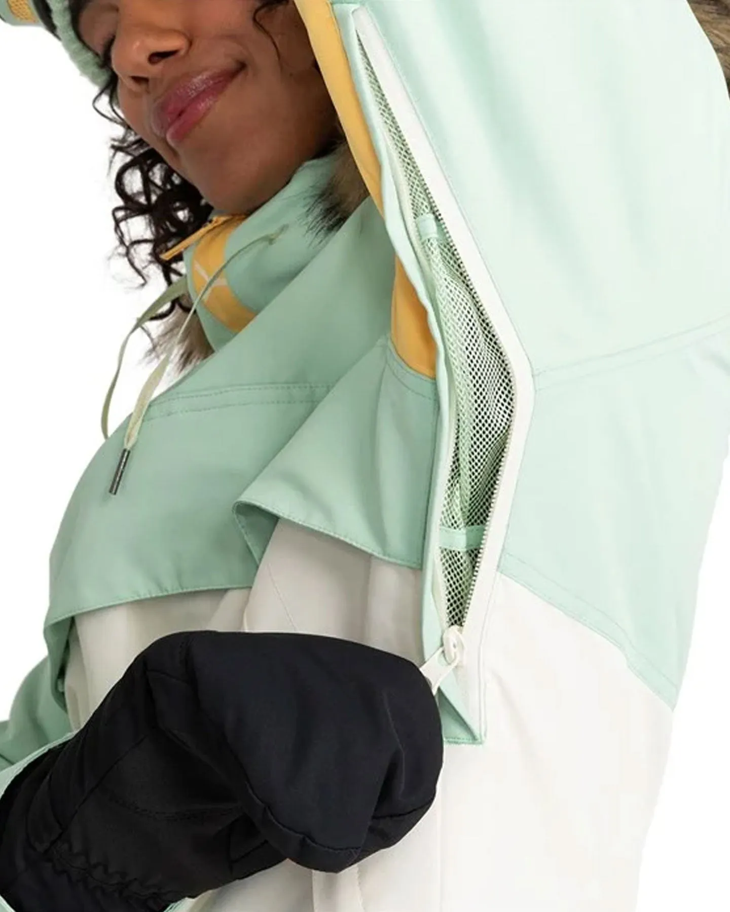 Roxy Women's Shelter Technical Snow Jacket - Cameo Green | Shop Coats & Jackets at Trojan Wake Ski Snow & Snow Skier