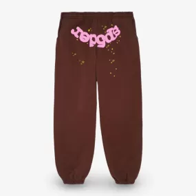 Sp5der 'OG Web' Sweatpants Brown / Pink FW22