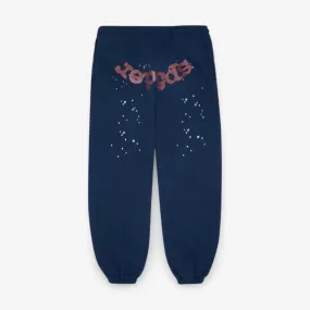 Sp5der 'OG Web' Sweatpants Navy FW22