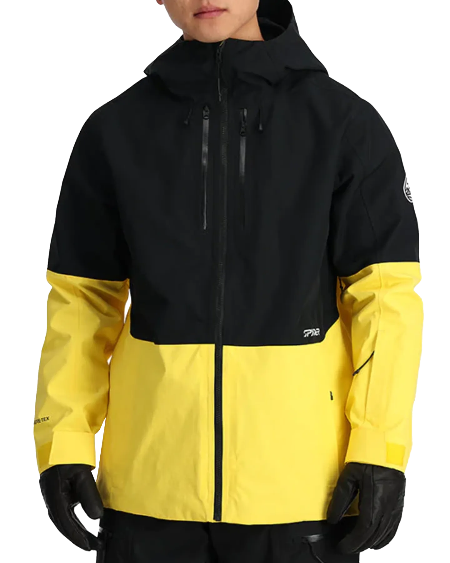 Spyder Jagged Gtx Shell Jacket - Yellow | Shop Coats & Jackets at Trojan Wake Ski Snow & Snow Skiers Warehouse