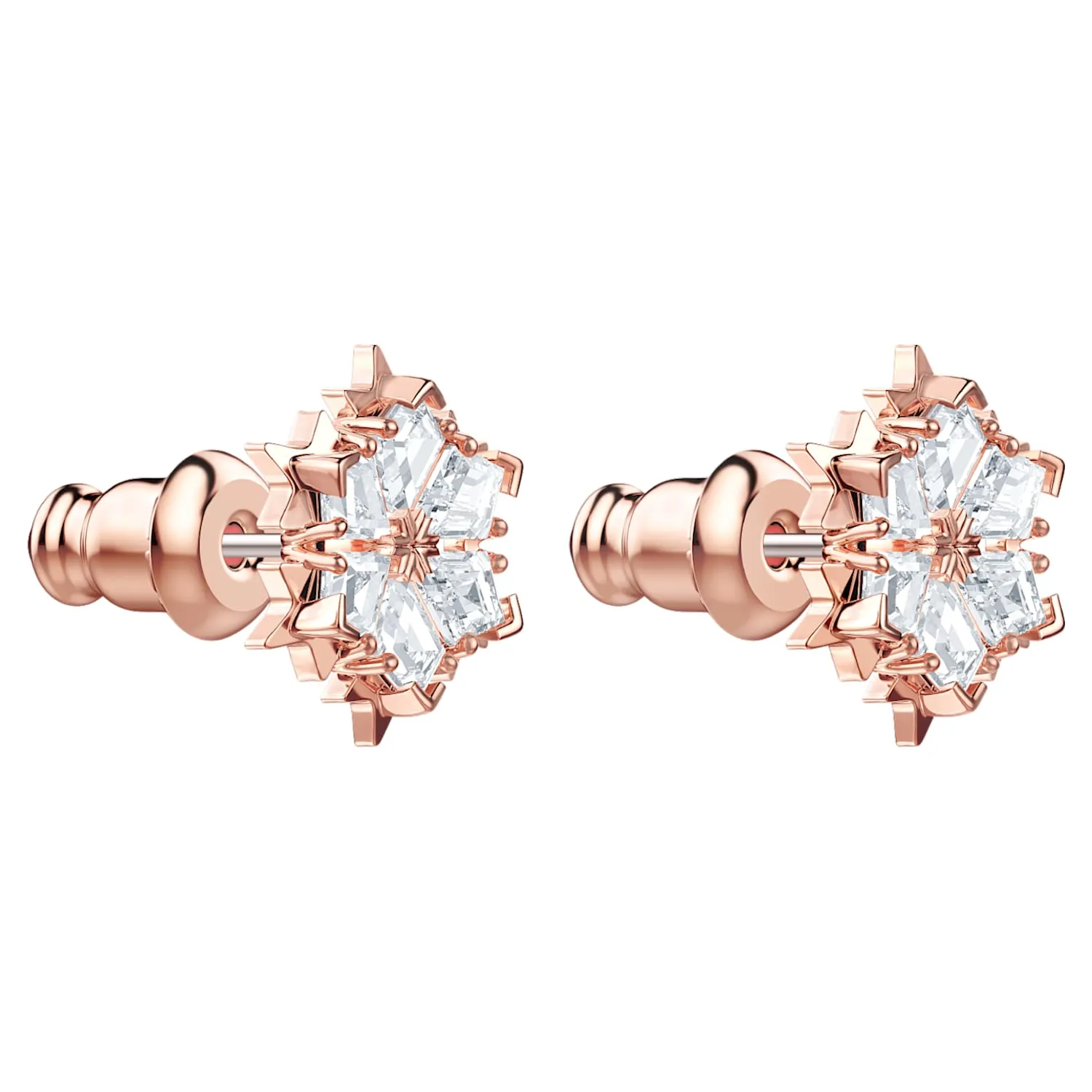 Swarovski Jewelry MAGIC PIERCED EARRINGS, Rose Gold-5428429