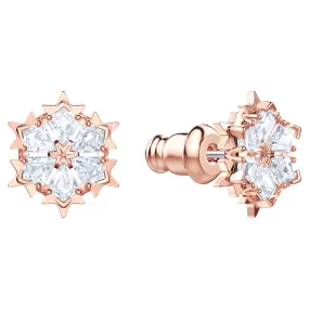 Swarovski Jewelry MAGIC PIERCED EARRINGS, Rose Gold-5428429