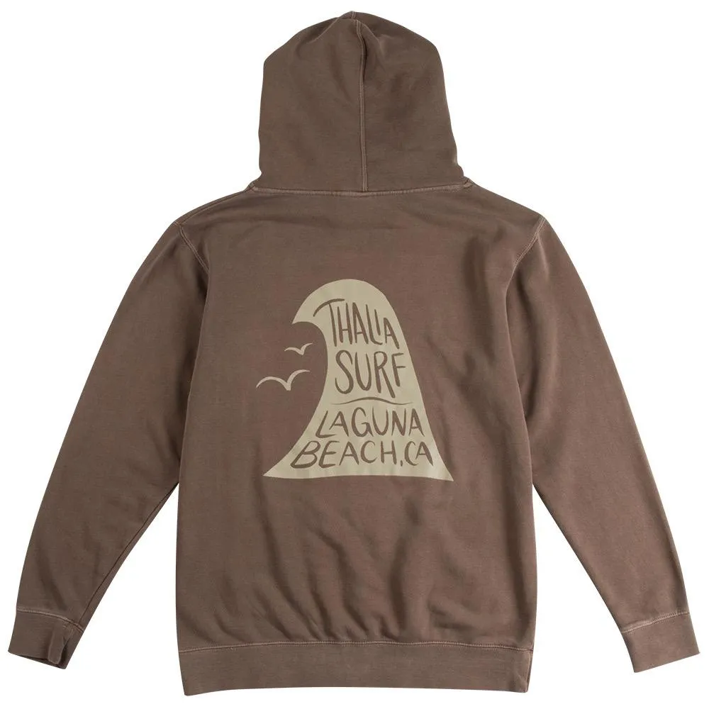 Thalia Surf Bird Barrel Pullover Hood Mens Fleece