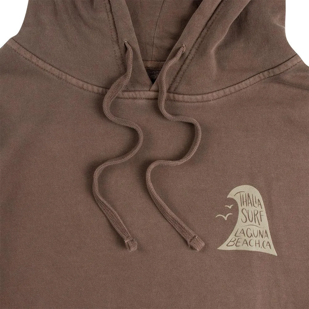 Thalia Surf Bird Barrel Pullover Hood Mens Fleece