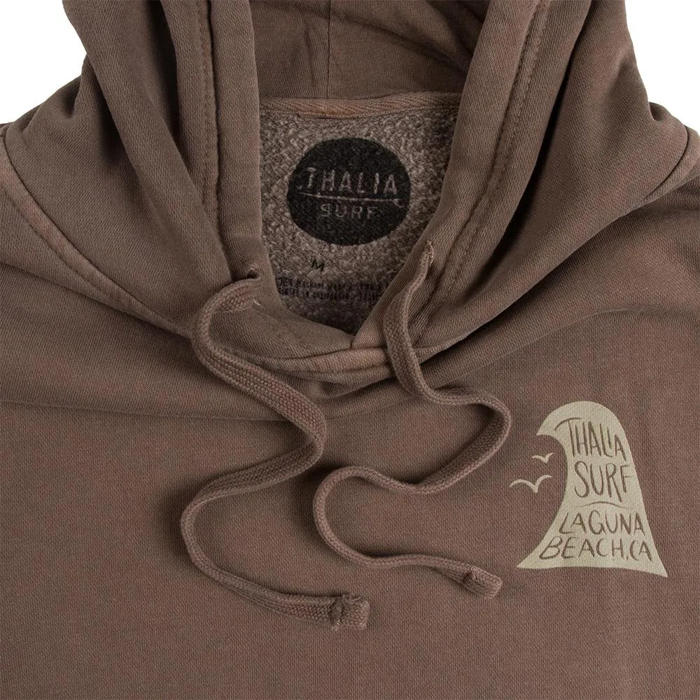 Thalia Surf Bird Barrel Pullover Hood Mens Fleece