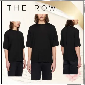 The Row  |Crew Neck Wool Plain Short Sleeves Crew Neck T-Shirts