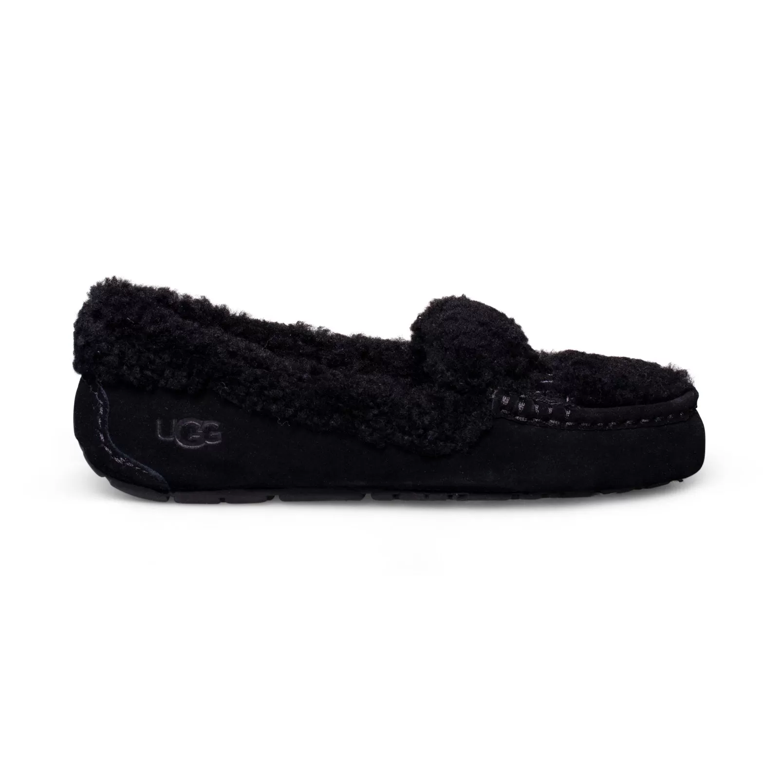 UGG Ansley UGG Braid Black Slippers - Women's